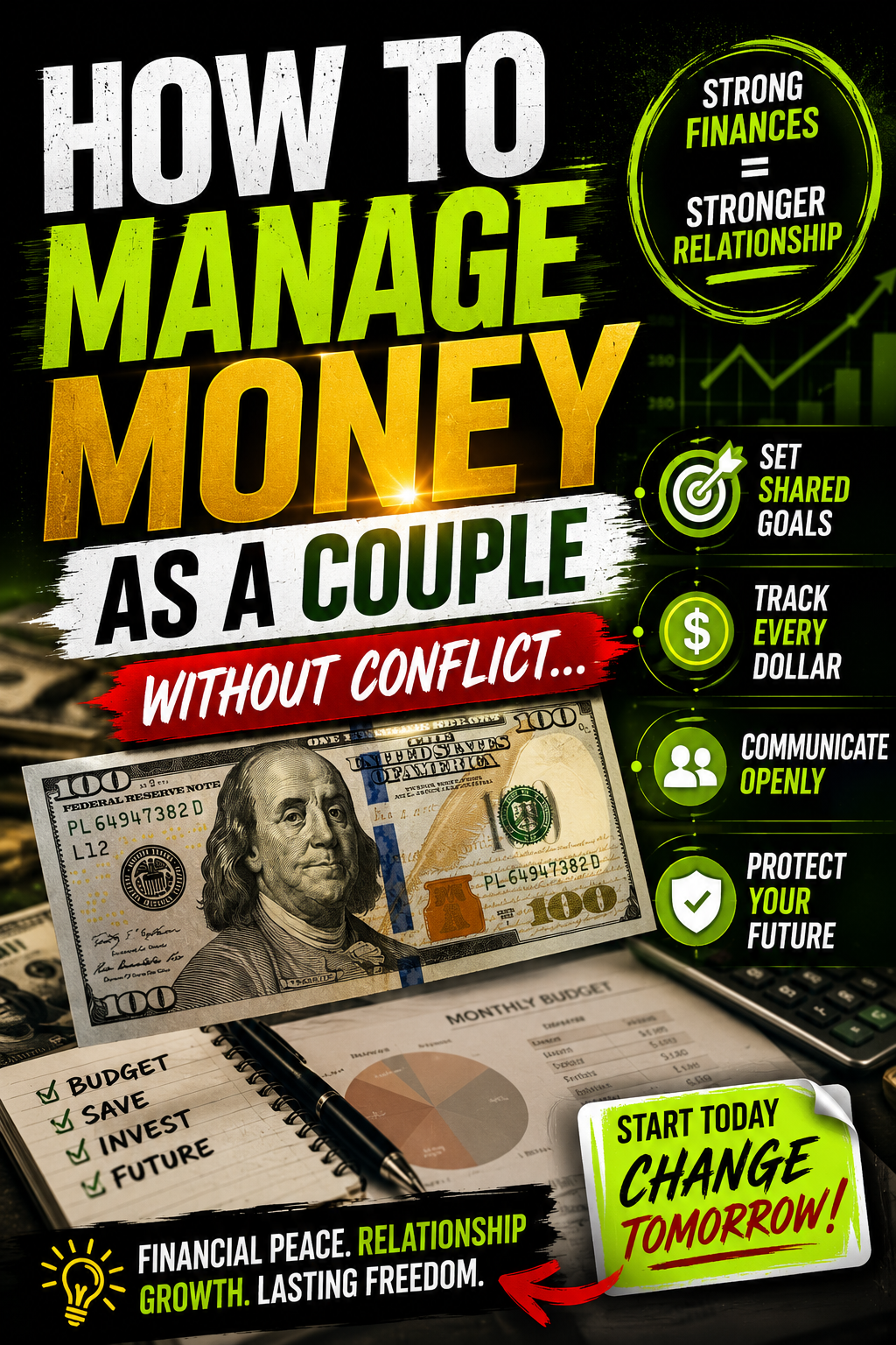 HOW TO MANAGE MONEY AS A COUPLE WITHOUT CONFLICT